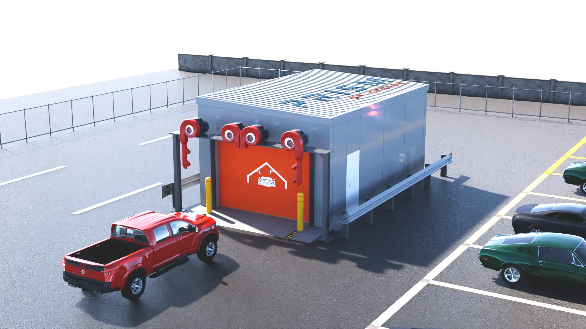 Prism automated vehicle inspection for damage detection