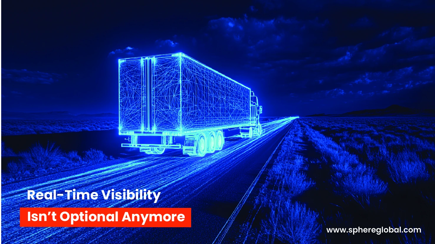 Real-time fleet visibility on a connected logistics highway network